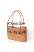 ladies shopping handbags ata rattan ethnic batik lining